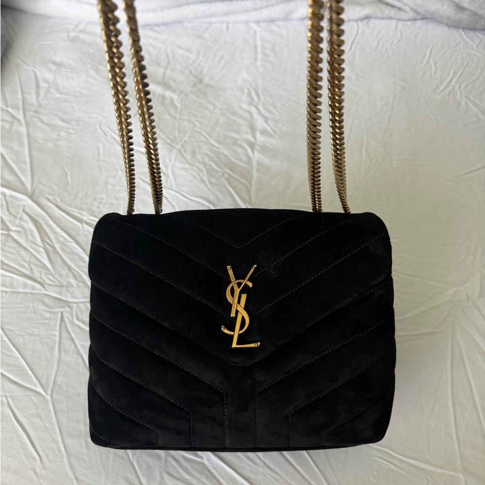 Yves Saint Laurent Small Loulou Matelassé
Suede